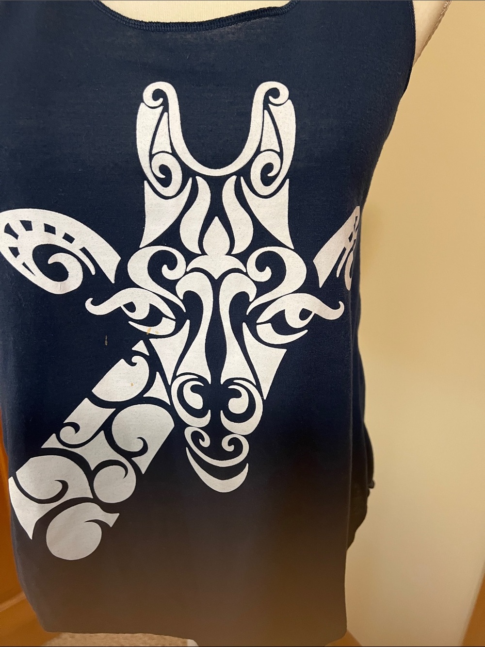 Giraffe Design Racer Back Top - Picture 3 of 3